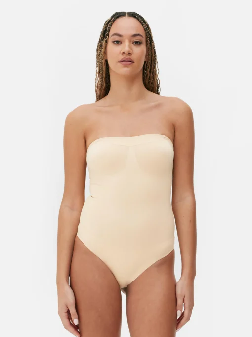 Bodi De Tirantes Con Tanga Sin Costuras