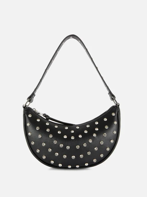 Bolso De Mano Con Strass Y Tachuelas De Rita Ora