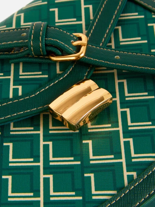 Bolso Saddle Con Monograma Gráfico