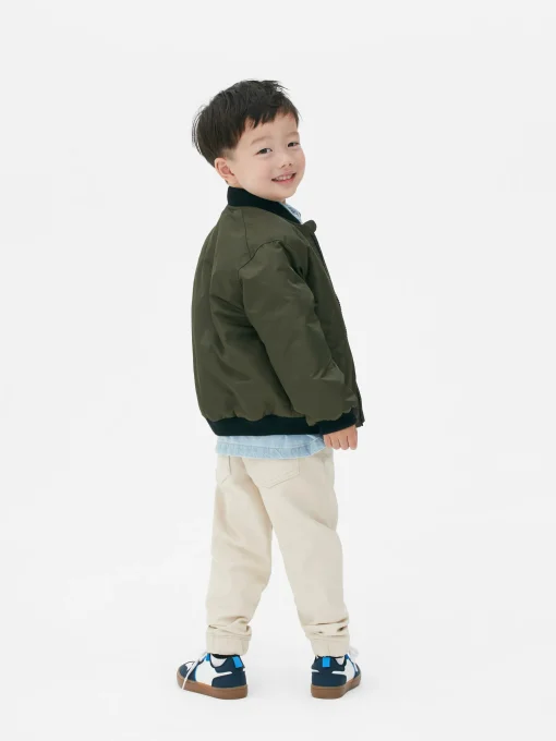 Chaqueta Bómber Con Cremallera