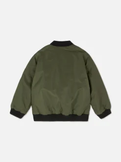 Chaqueta Bómber Con Cremallera