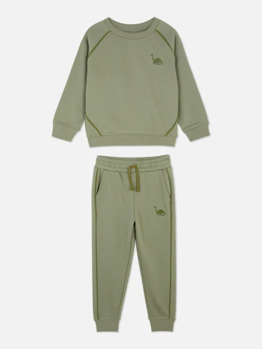 Conjunto De Sudadera Y Joggers De Dinosaurios