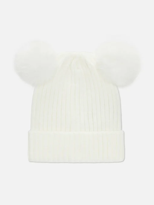 Gorro De Punto Con Pompón