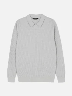Jersey Tipo Polo Texturizado