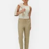Joggers De Popelina Con Pernera Cónica