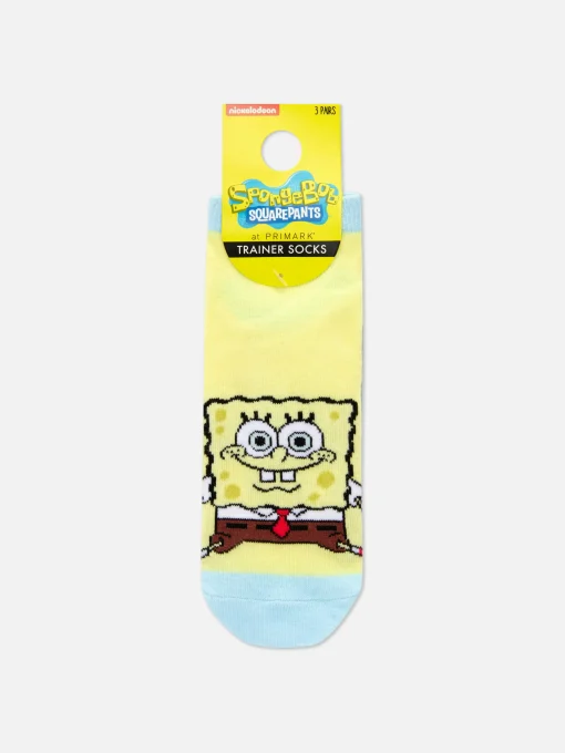 Pack De 3 Pares De Calcetines De Bob Esponja