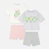 Pack De 2 Pijamas Gráficos Con Aguacates