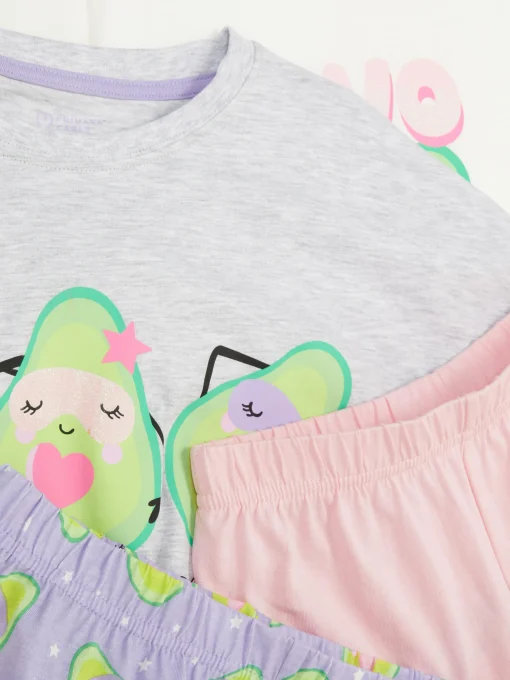 Pack De 2 Pijamas Gráficos Con Aguacates