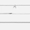 Pack De 3 Pulseras De Strass Con Inicial