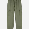 Pantalón Cargo Con Bajos Ajustados