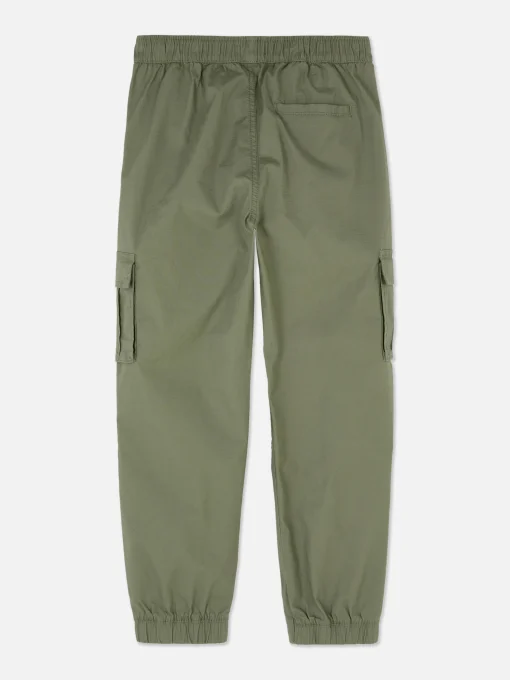 Pantalón Cargo Con Bajos Ajustados