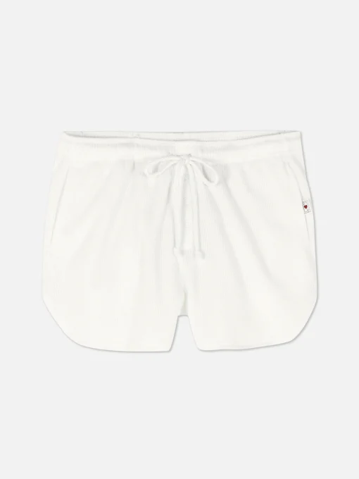 Pantalones Cortos De Pijama De Textura Microgofrada