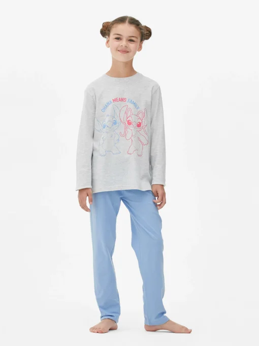 Pijama De Manga Larga De Stitch De Disney