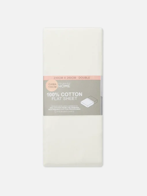 Sábana Encimera De Algodón Para Cama Doble