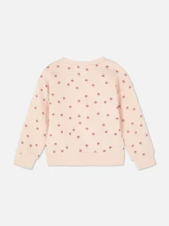 Sudadera De Cuello Redondo Con Estampado Gráfico