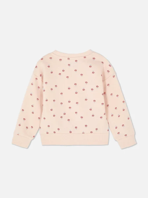 Sudadera De Cuello Redondo Con Estampado Gráfico
