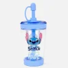 Vaso Transparente Con Pajita De Stitch De Disney
