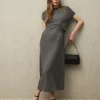 Vestido De Punto Con Detalle Retorcido De The Edit