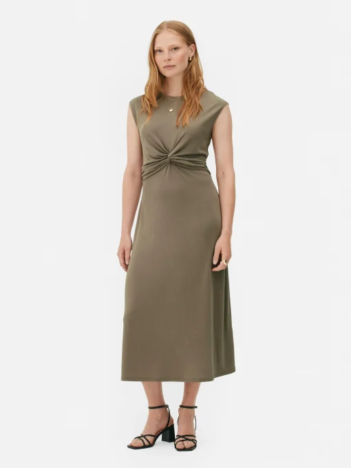 Vestido De Punto Con Detalle Retorcido De The Edit