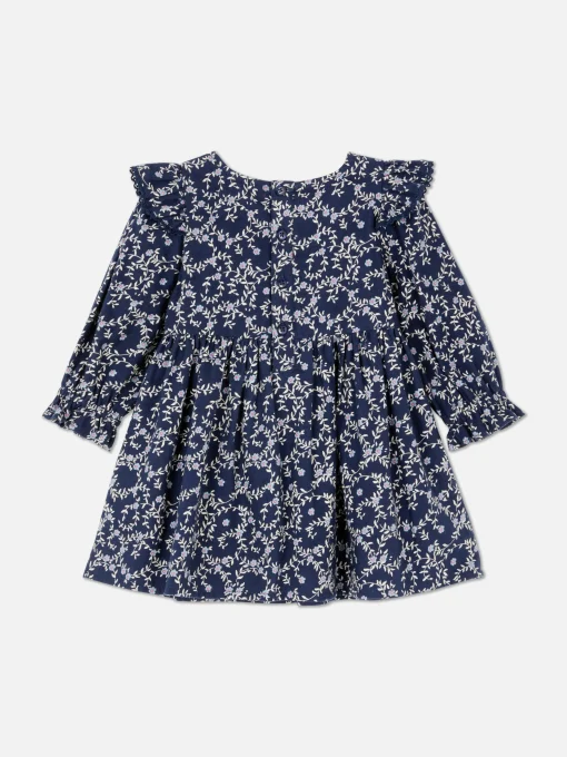 Vestido Floral Con Volantes